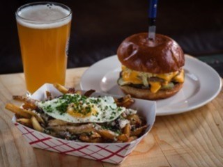 burger and beer