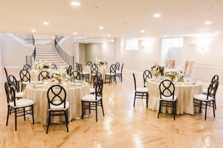 Downstairs with tables