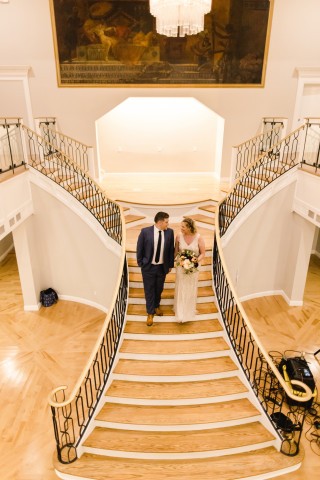 Couple on Stairs