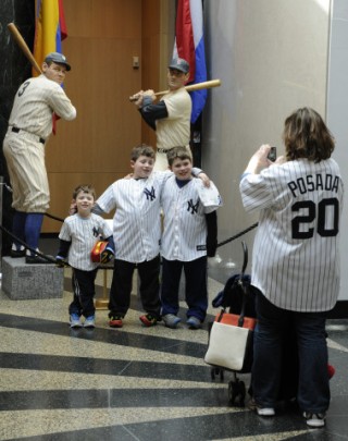 Plaque Gallery.Fans Courtesy of Milo Stewart & National Baseball Hall of Fame
