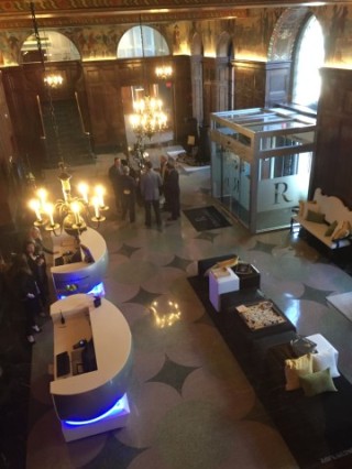 Renaissance Albany Hotel - Lobby from above