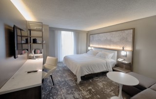 Single bedroom at the Albany Marriott on Wolf Road in Albany