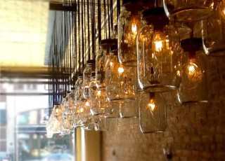 Mason Jar Chandelier