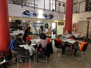 Youth painting event