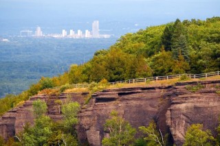 Thacher Park and a View of Albany